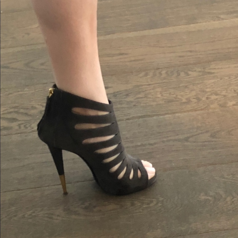 Giuseppe Zanotti Suede Cage Heel